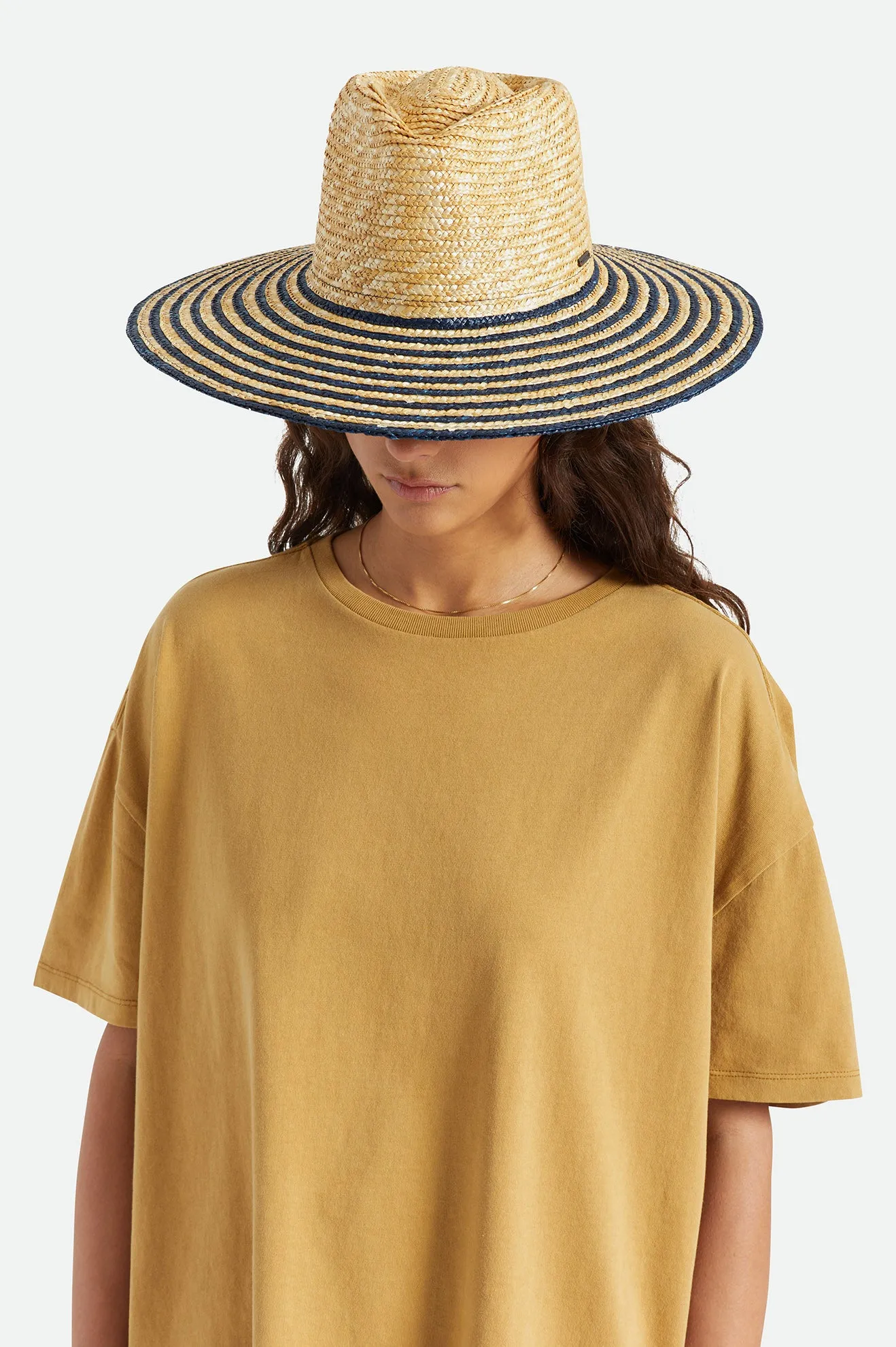 Joanna Festival Hat - Honey/Joe Blue