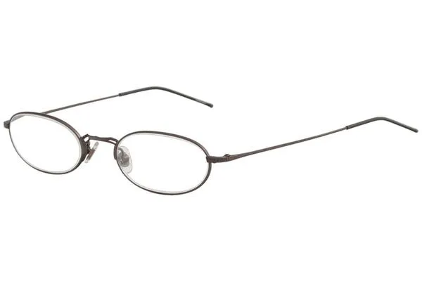 John Varvatos V127 Reading Glasses Brown Full Rim +2.00