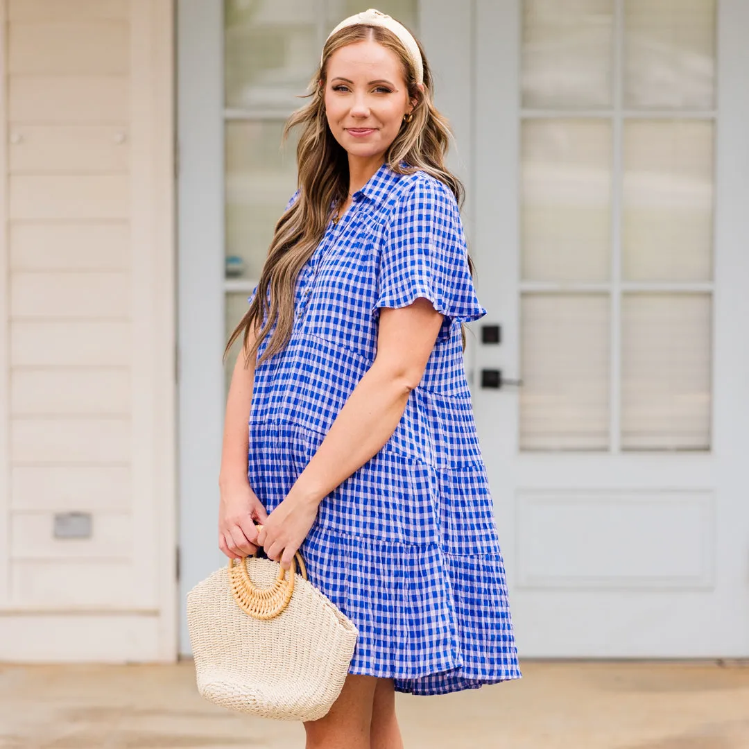 Jolene Dress, Cobalt