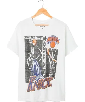 Junk Food Unisex Nba New York Knicks Jump Short Sleeve Tee