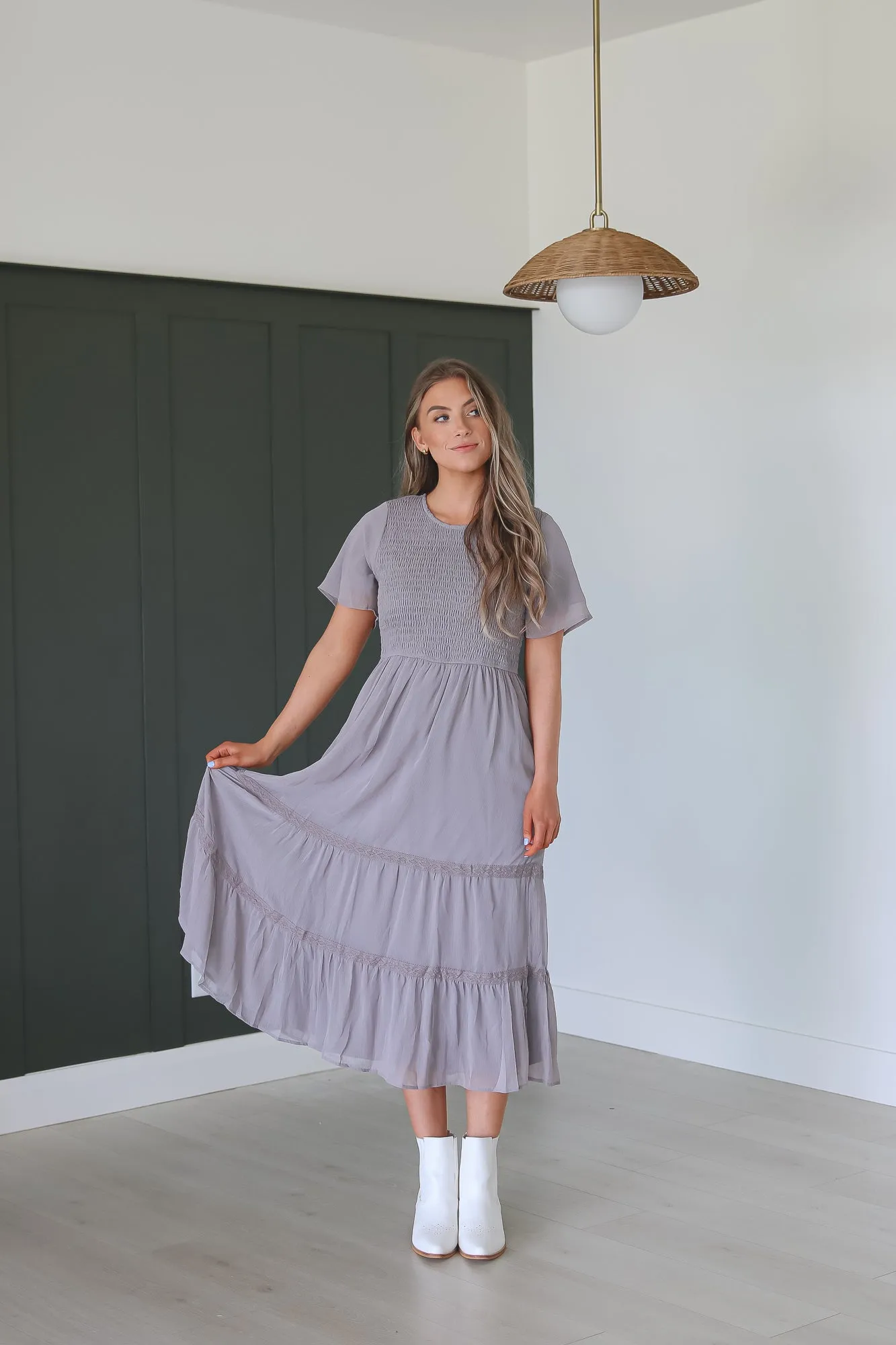 Kanyan Dress in Gray