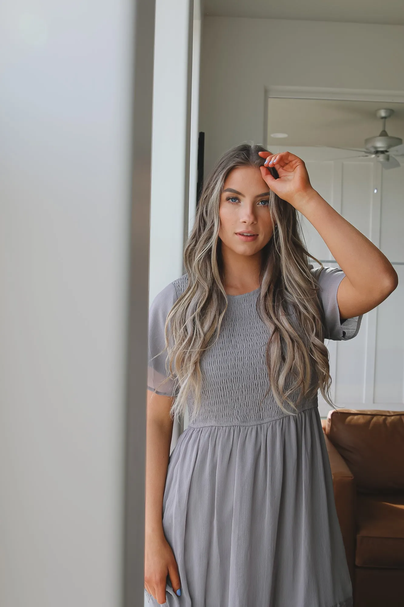 Kanyan Dress in Gray