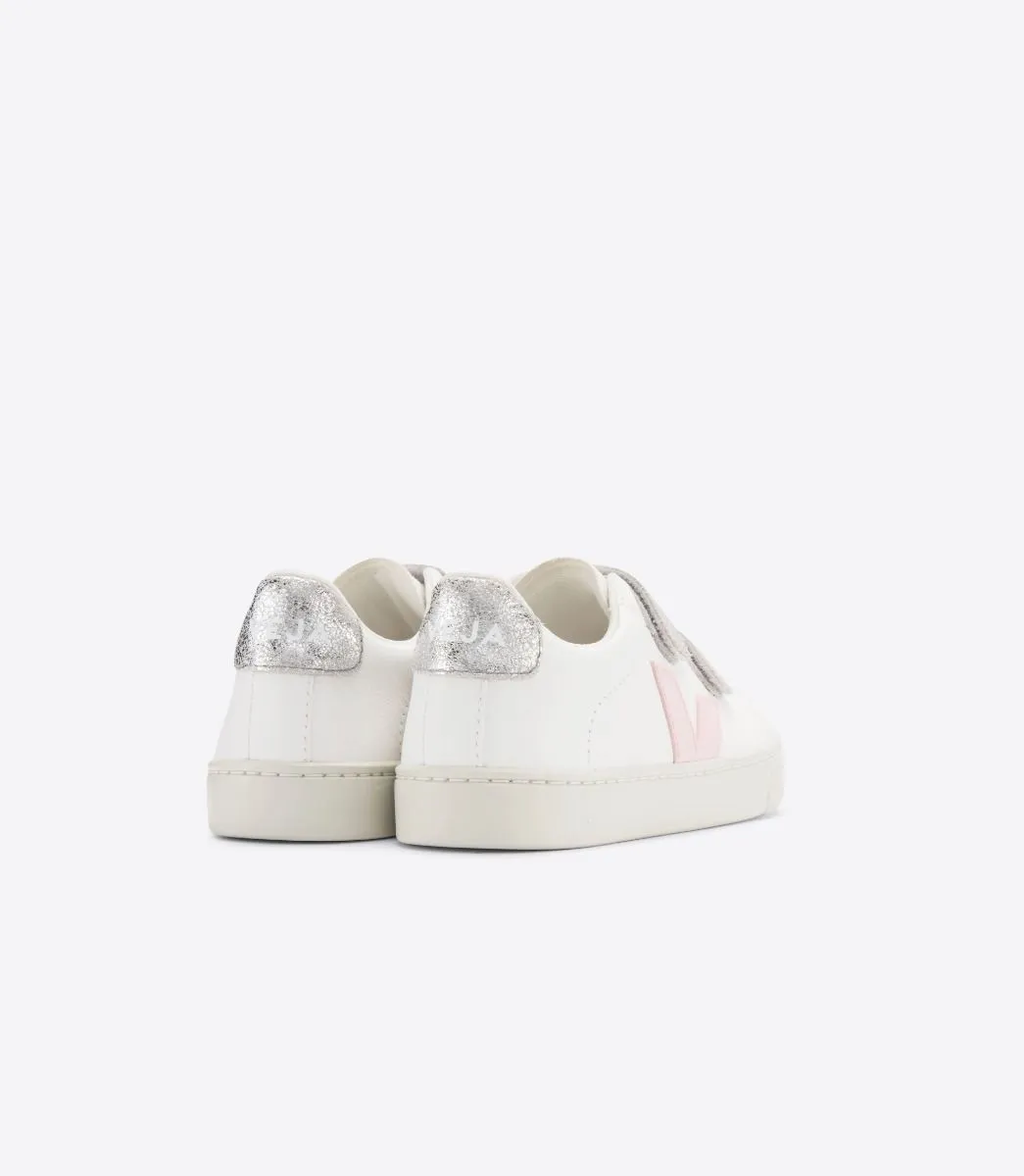 KID'S SMALL ESPLAR SNEAKER IN WHITE PETALE - VEJA