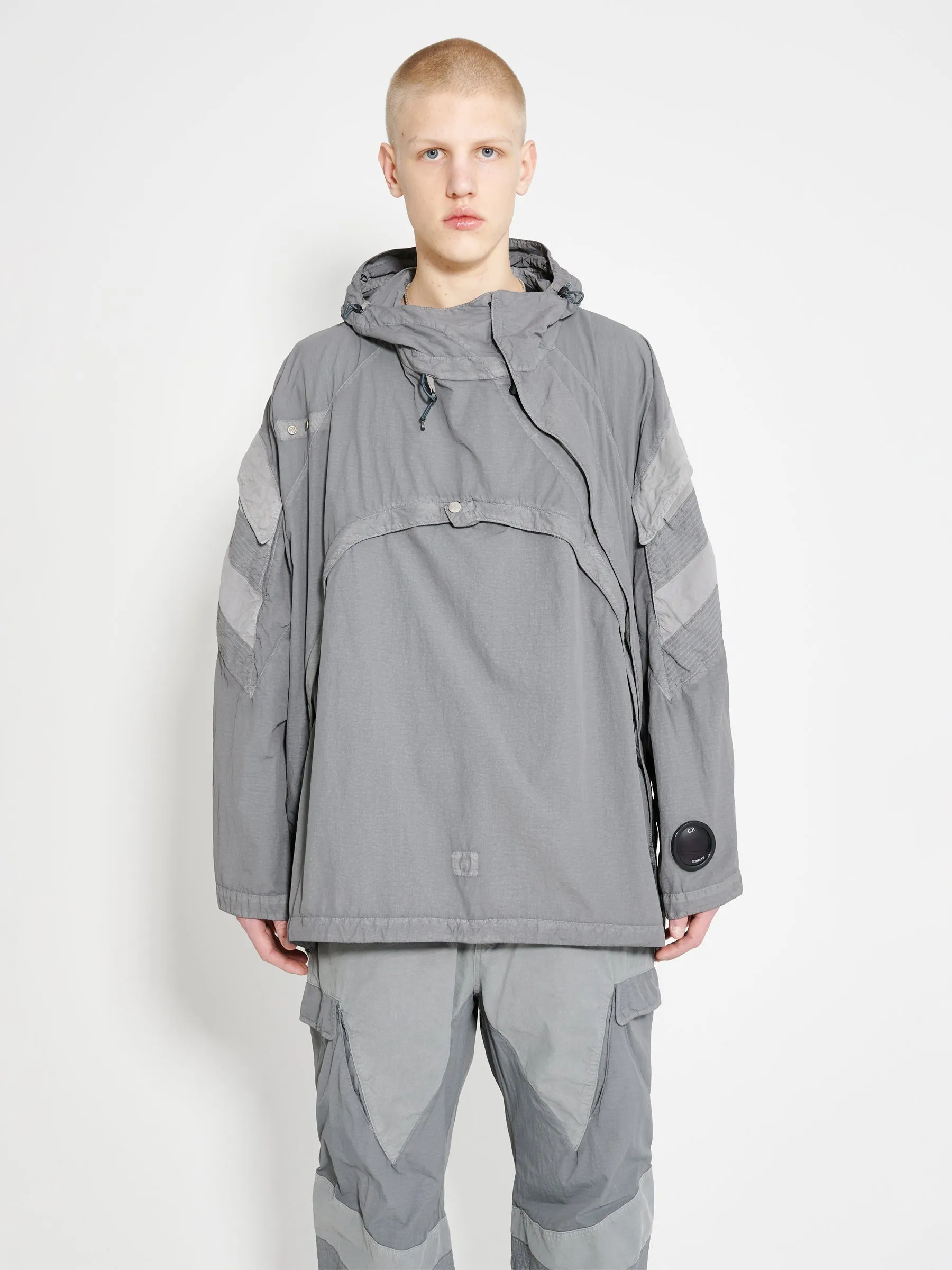 Kiko Kostadinov x C.P. Company Long Jacket Steel Grey