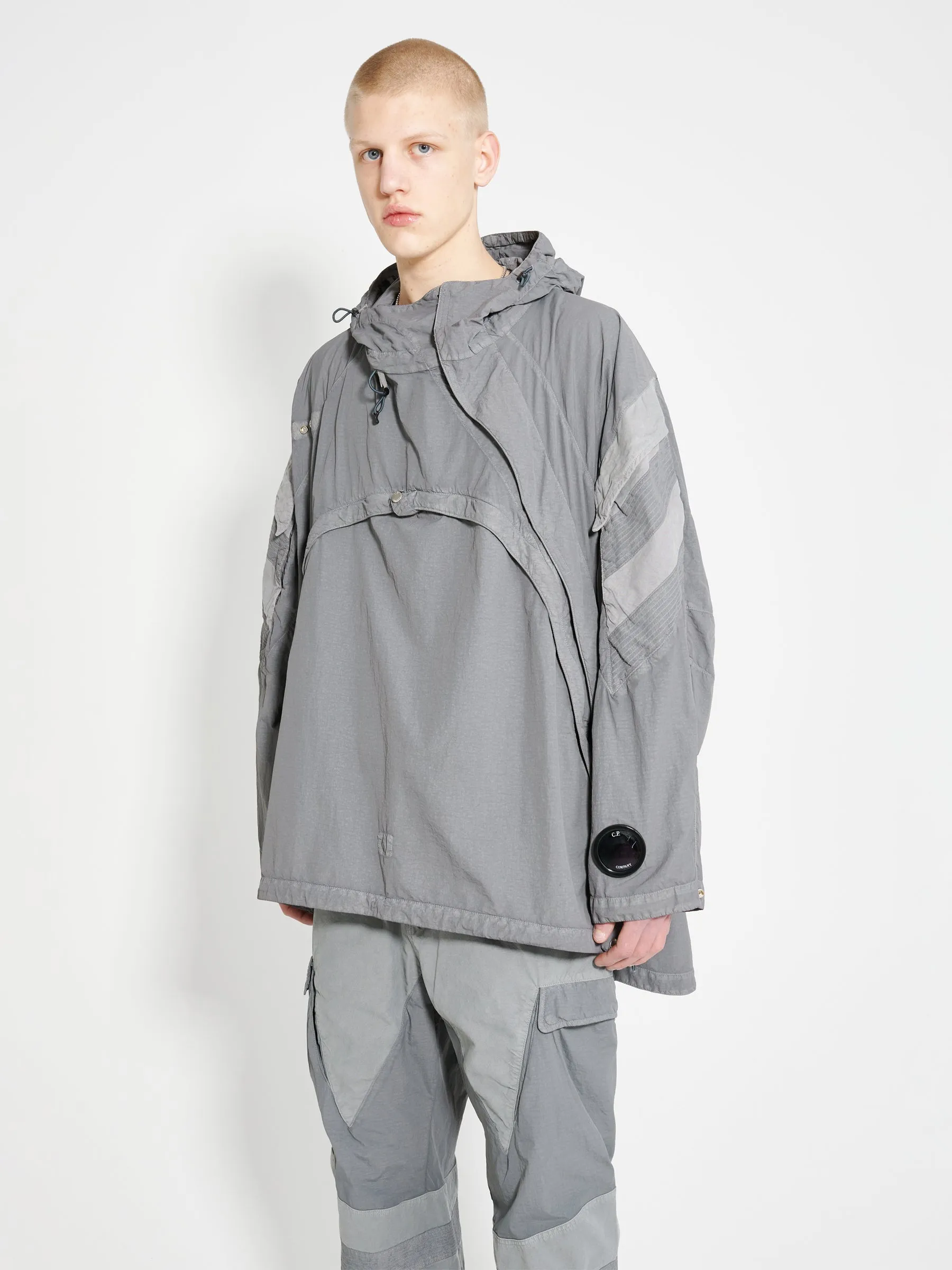 Kiko Kostadinov x C.P. Company Long Jacket Steel Grey