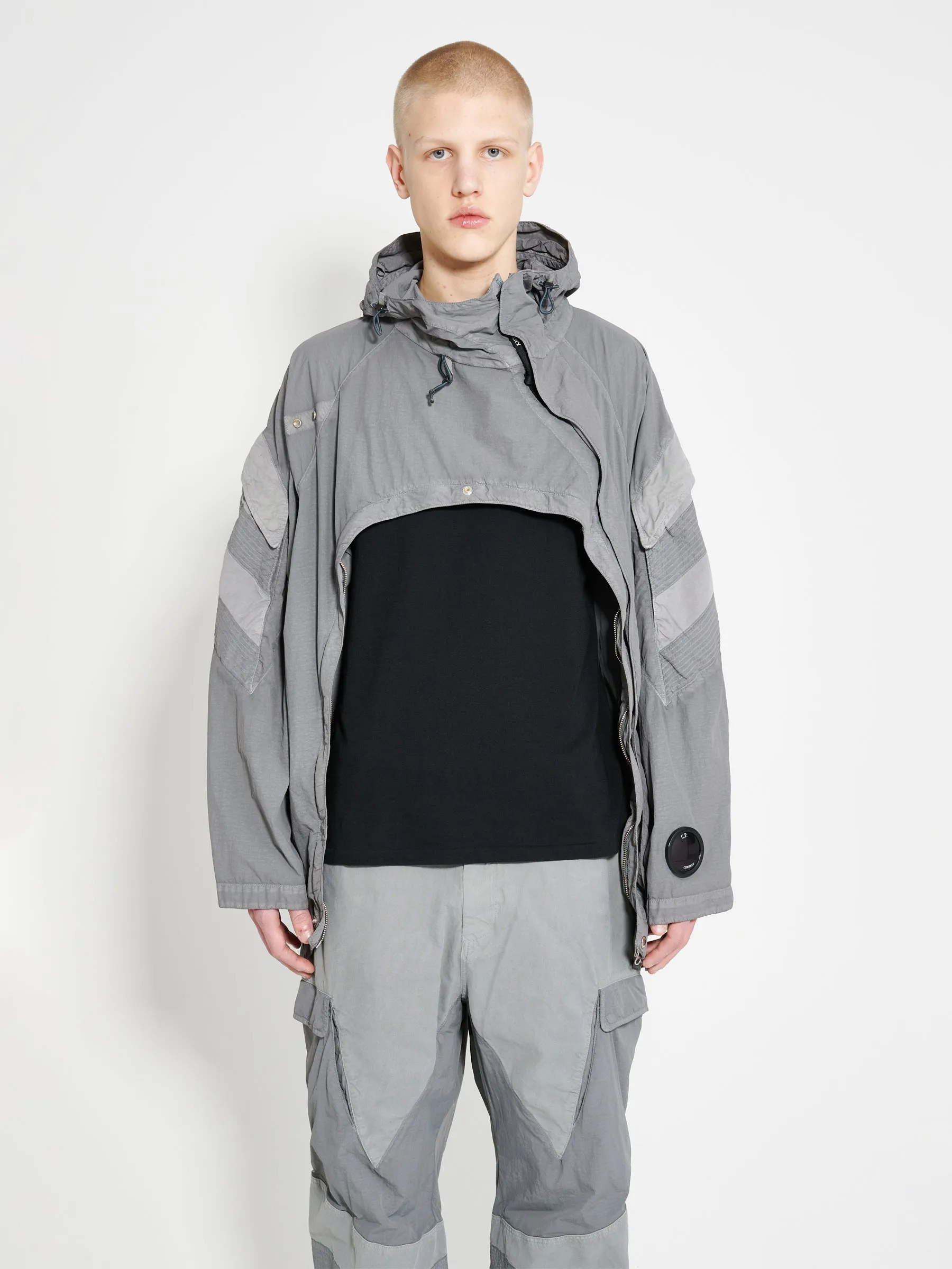 Kiko Kostadinov x C.P. Company Long Jacket Steel Grey