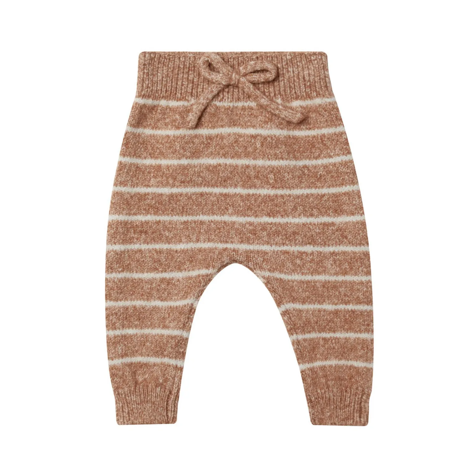 Knit Pant - Cinnamon Stripe - Heathered - FINAL SALE