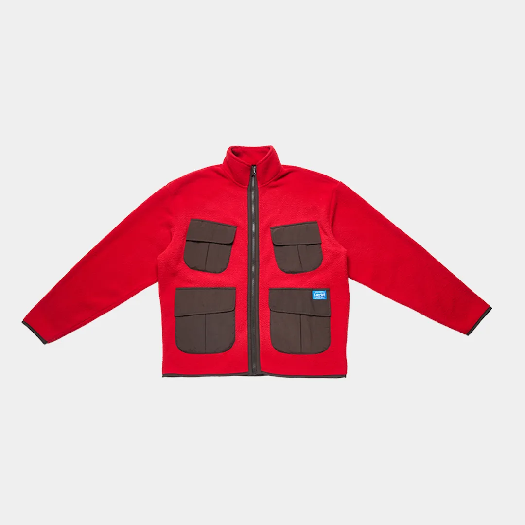 Larriet Jungle Fleece Jacket Red