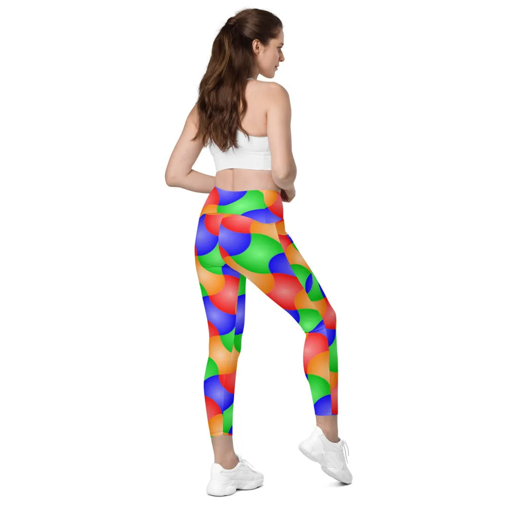 Leggings with pockets Patchwork