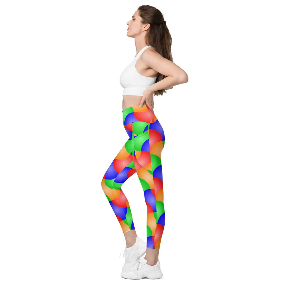 Leggings with pockets Patchwork