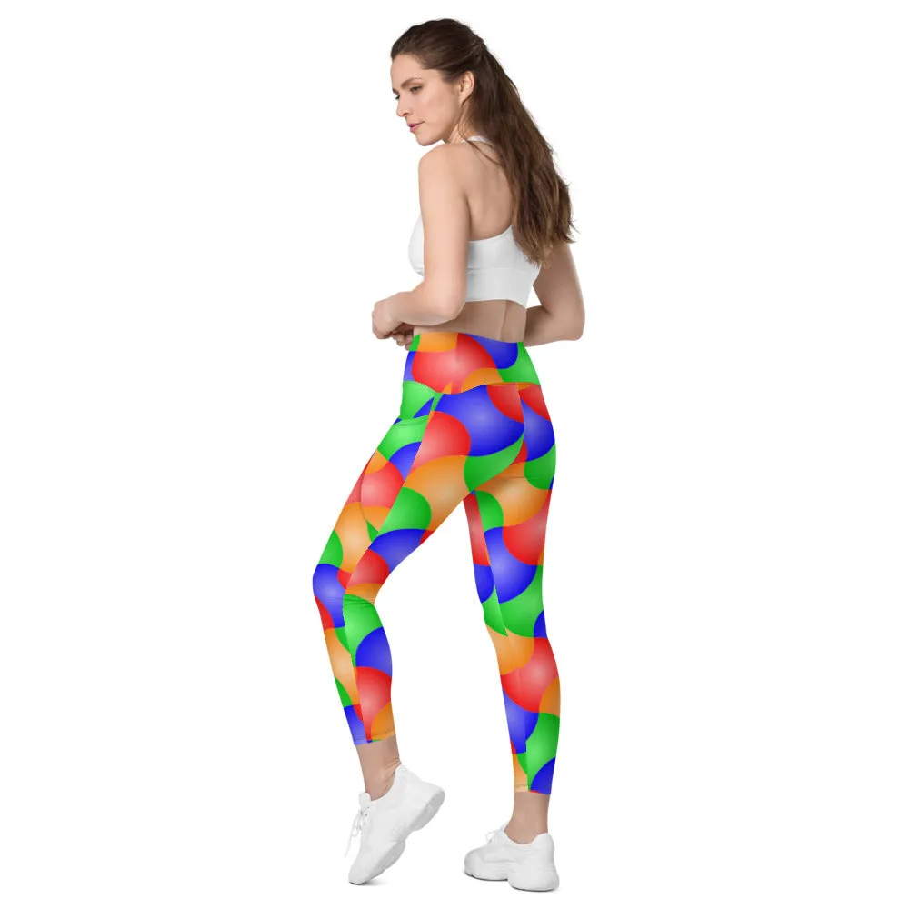 Leggings with pockets Patchwork