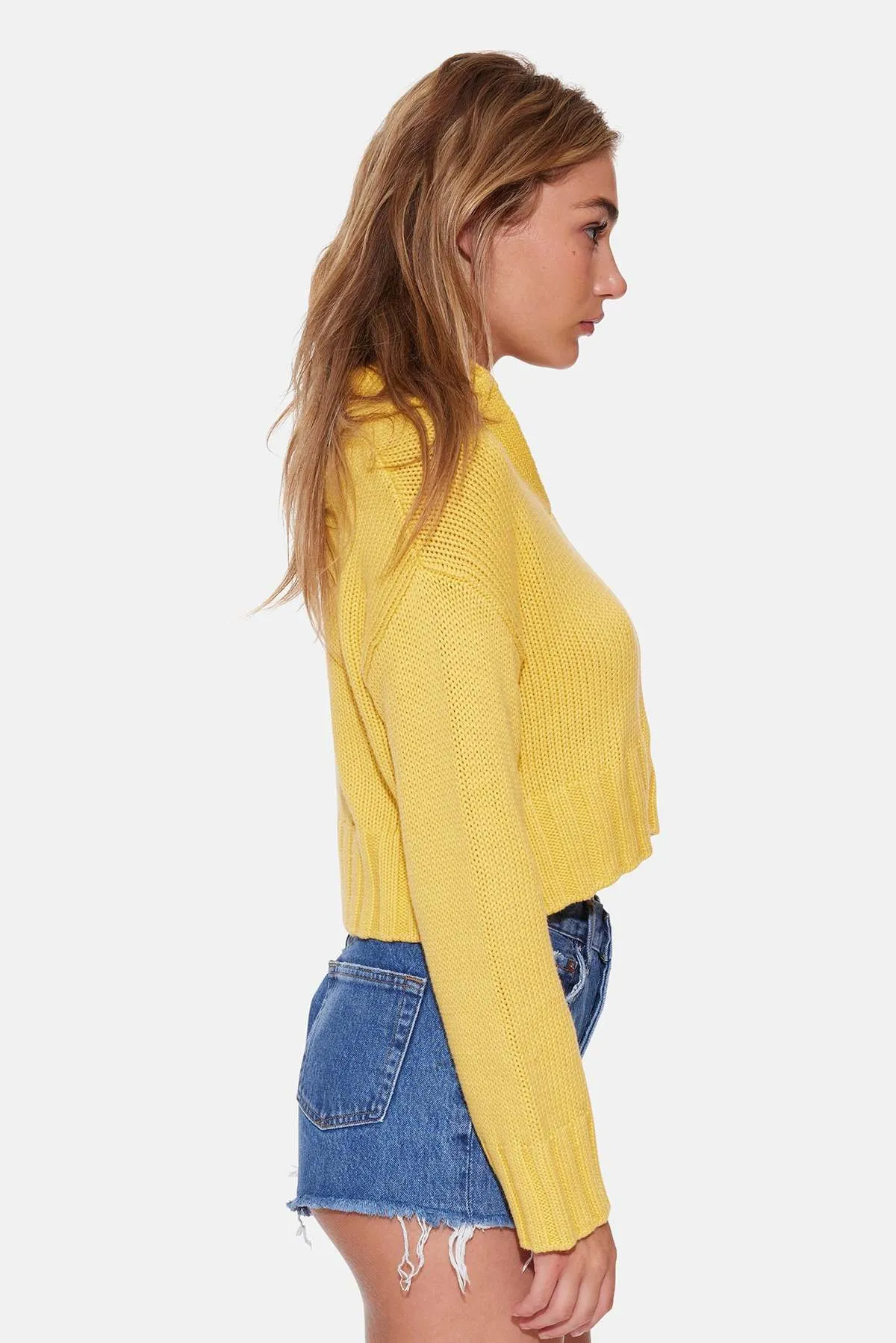 Leia Sweater - Lemon Drop