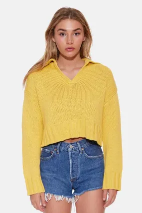 Leia Sweater - Lemon Drop