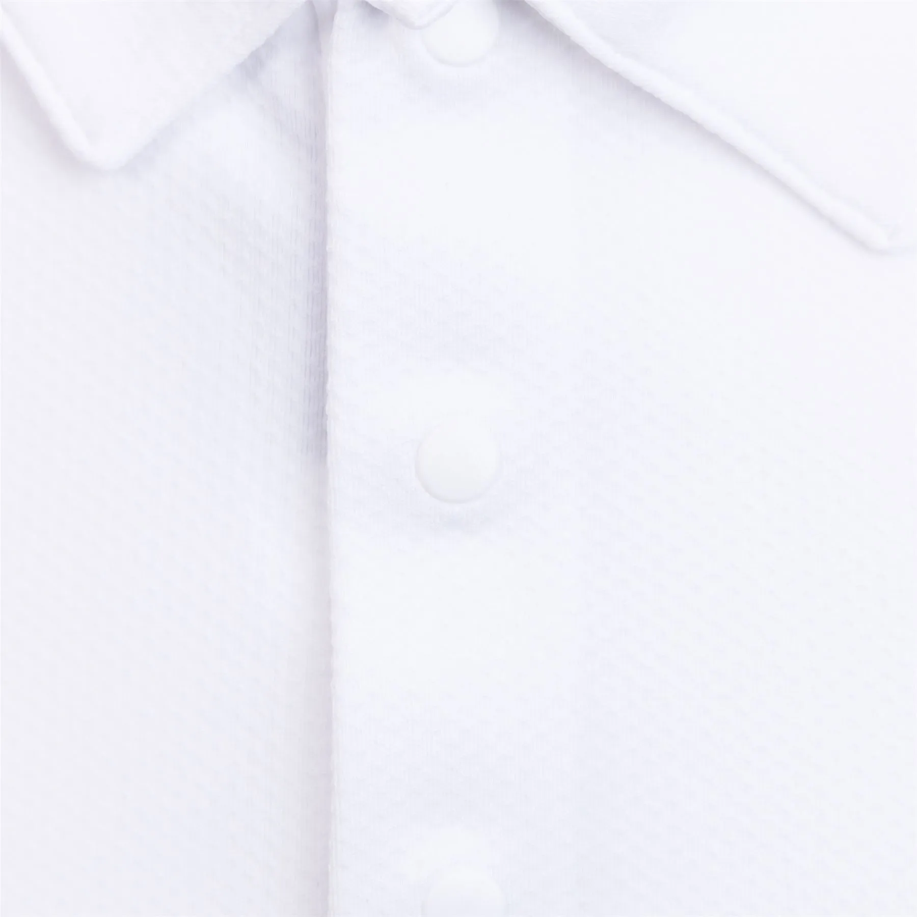 Logo Sport Nylon Stretch Polo White - 2024