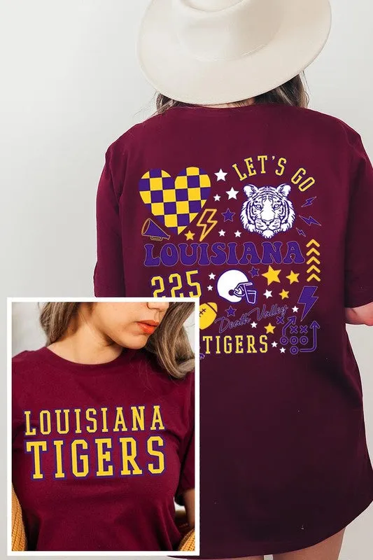 LSU TIGERS UNISEX SHORT SLEEVE