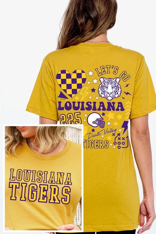 LSU TIGERS UNISEX SHORT SLEEVE