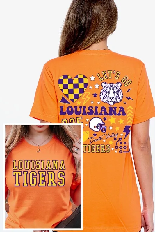 LSU TIGERS UNISEX SHORT SLEEVE