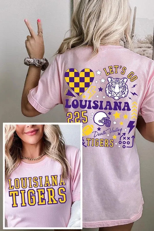 LSU TIGERS UNISEX SHORT SLEEVE