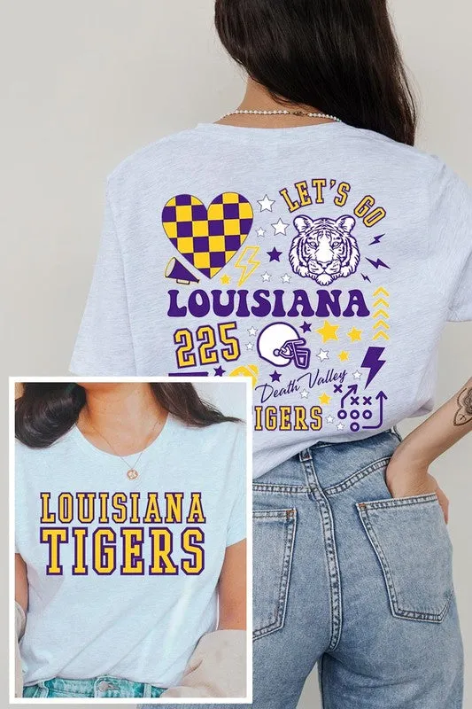 LSU TIGERS UNISEX SHORT SLEEVE