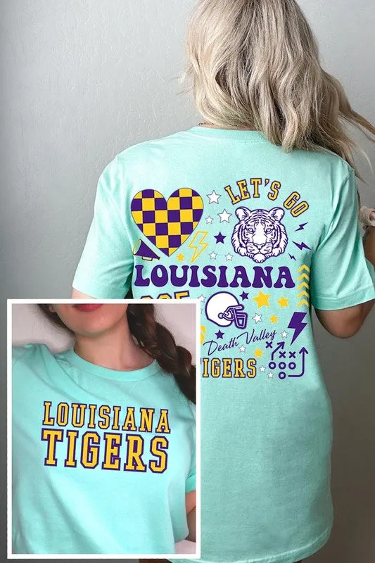 LSU TIGERS UNISEX SHORT SLEEVE