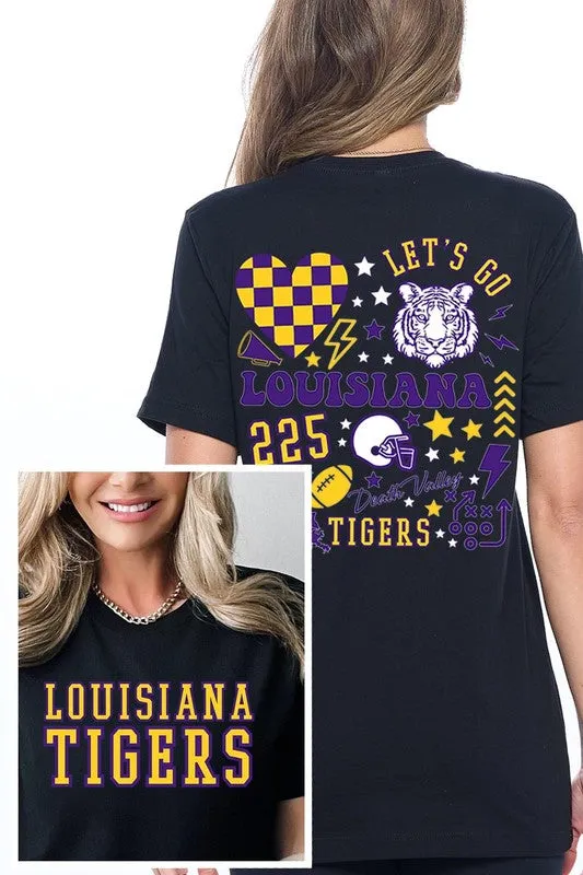 LSU TIGERS UNISEX SHORT SLEEVE