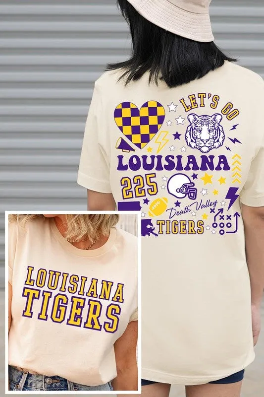 LSU TIGERS UNISEX SHORT SLEEVE