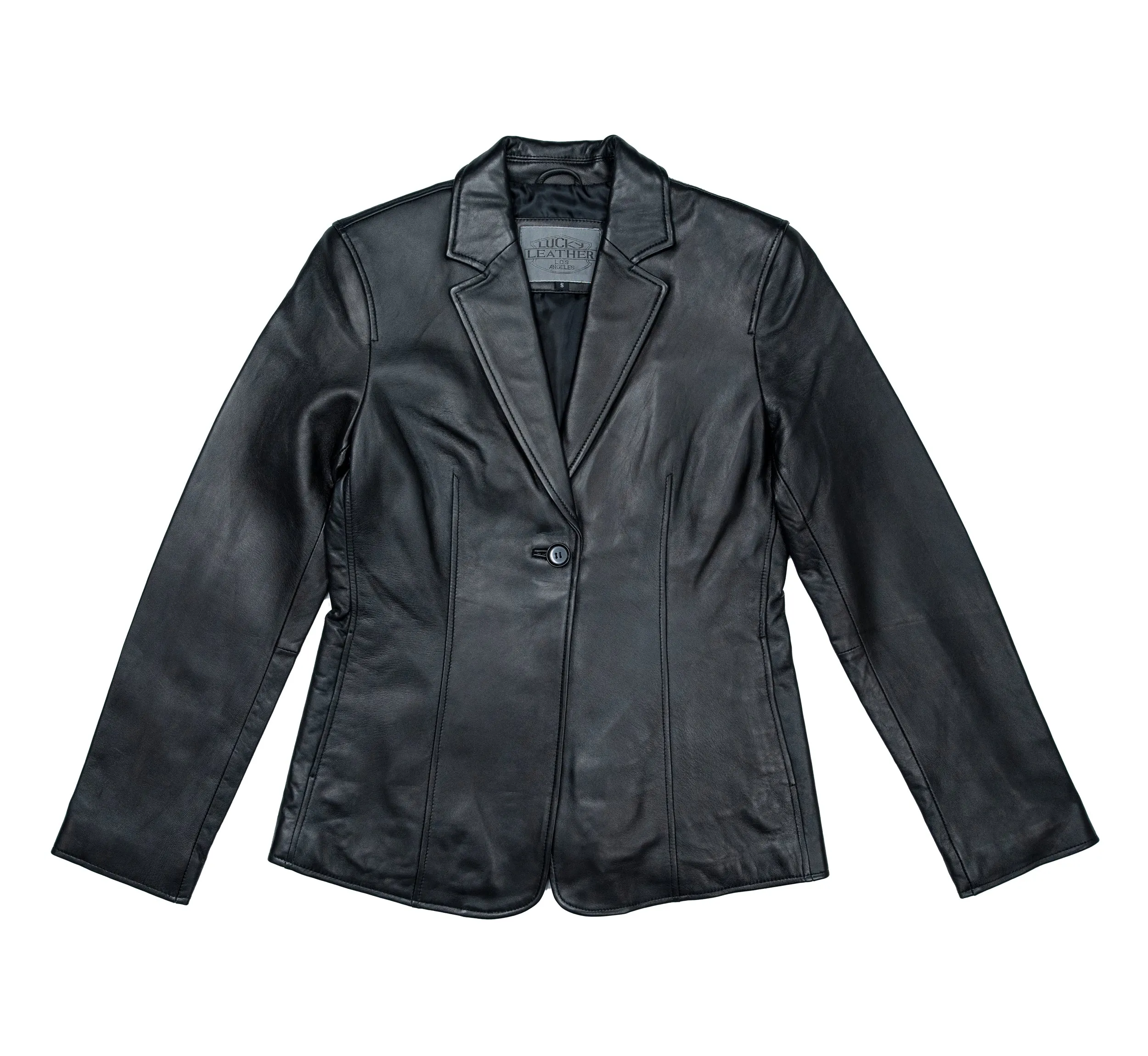 Lucky Leather L802 Black Women's Leather Blazer Jacket