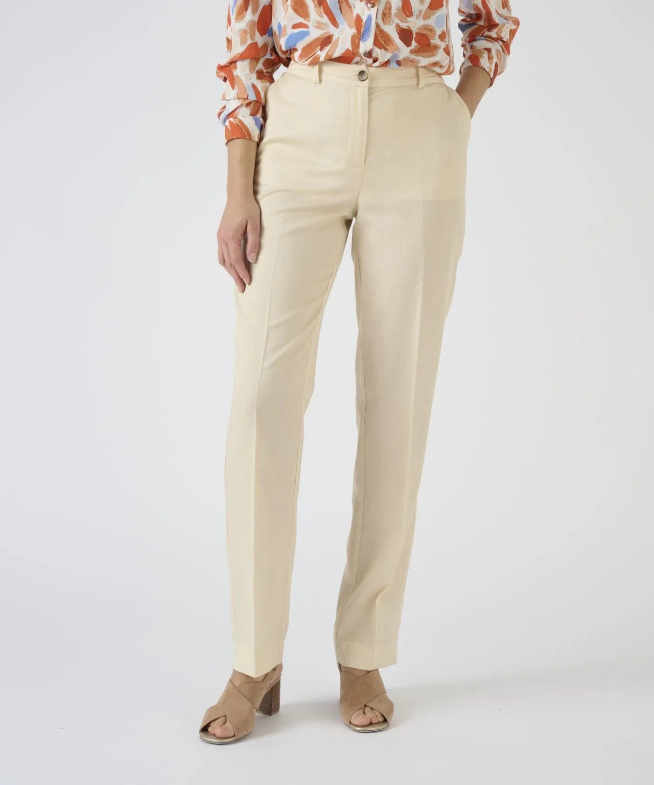 Lyocell Blend Trousers