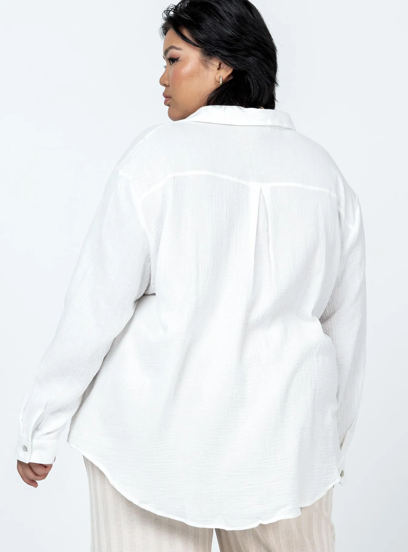 Mahalia Shirt White Curve