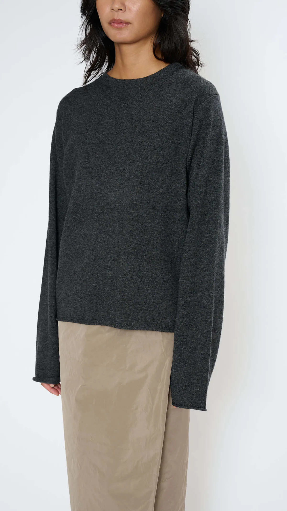 Malou Sweater - Charcoal Melange