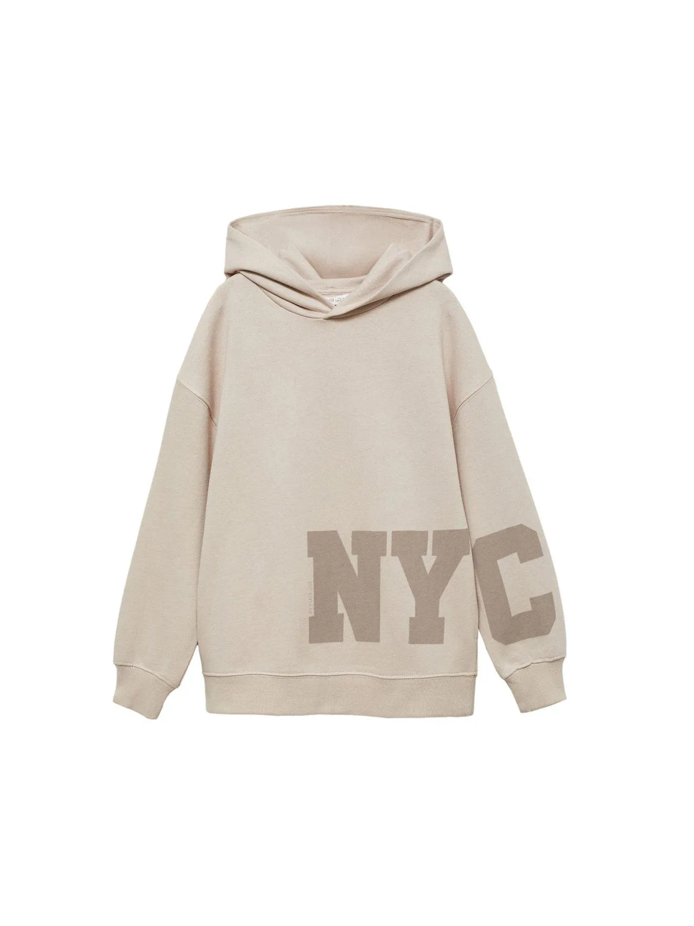 Mango Boys Nyc Hoody - Beige