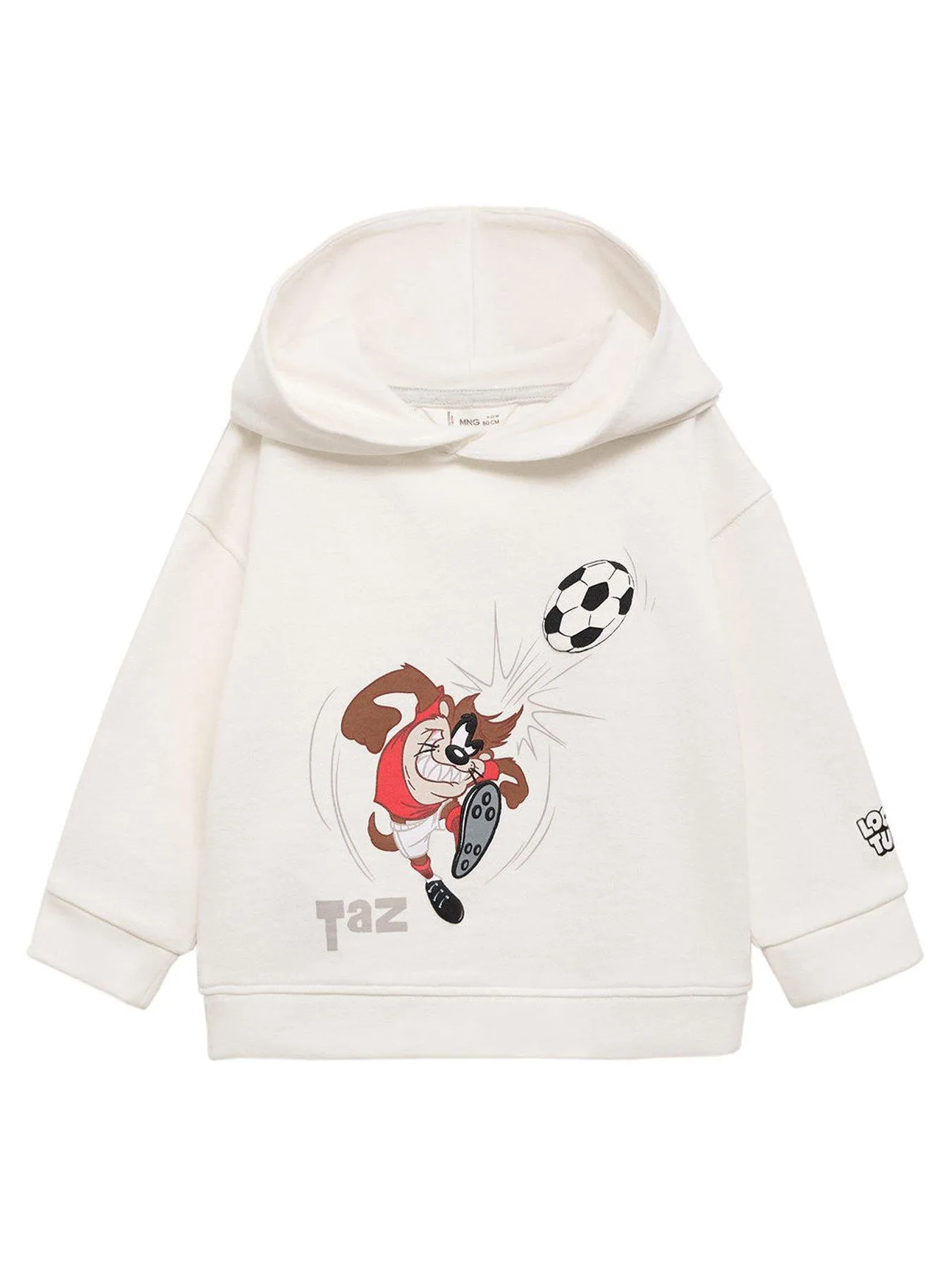 Mango Younger Boys Taz Hoody - White