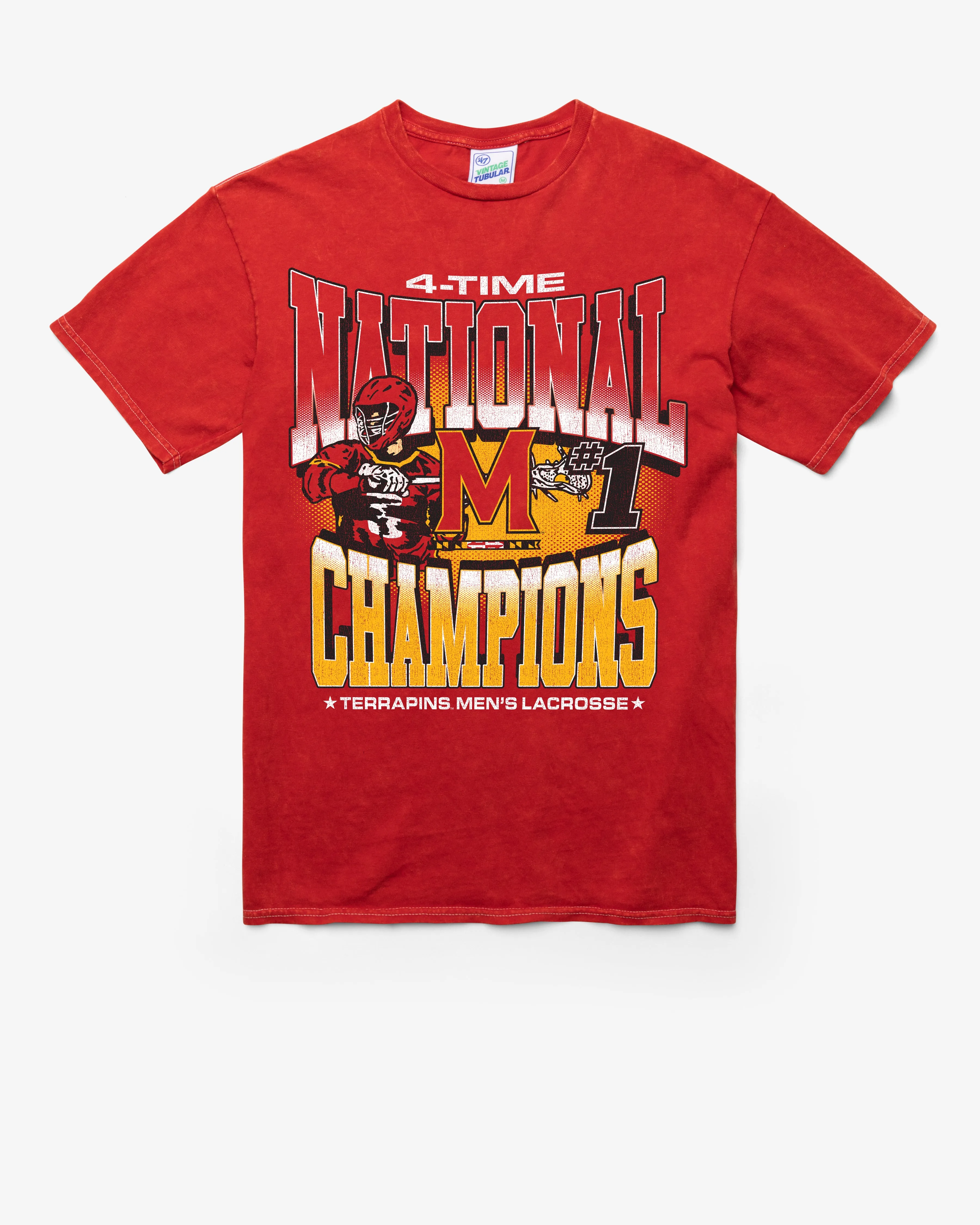 MARYLAND TERRAPINS PAST CHAMPS LOCKER VINTAGE '47 TUBULAR TEE