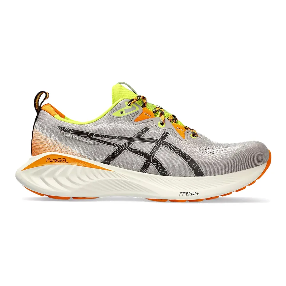 Men's Asics GEL-Cumulus 25 TR, Nature Bathing/Neon Lime, 8.5 D Medium