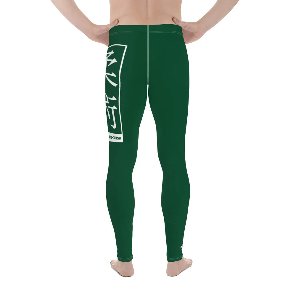 Men's Athletic Workout Leggings For Jiu Jitsu 008 - Sherwood Forest