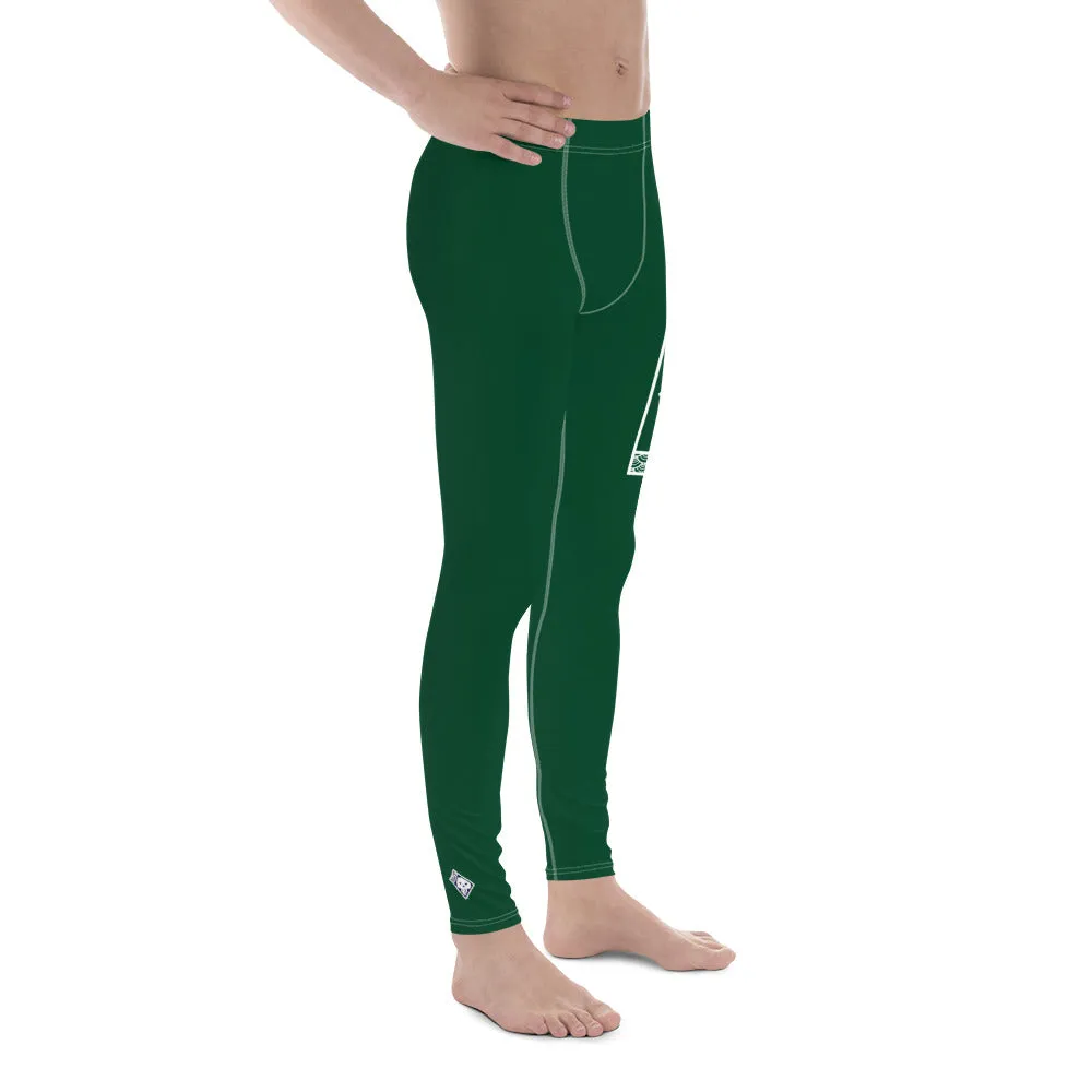 Men's Athletic Workout Leggings For Jiu Jitsu 008 - Sherwood Forest