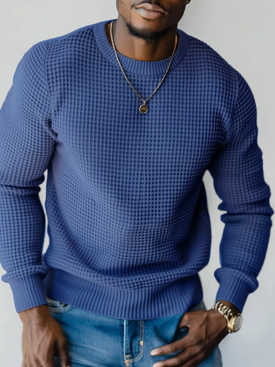 Men's Fashion Loose Crew Neck Sweater