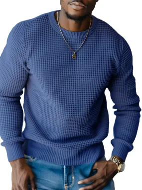 Men's Fashion Loose Crew Neck Sweater