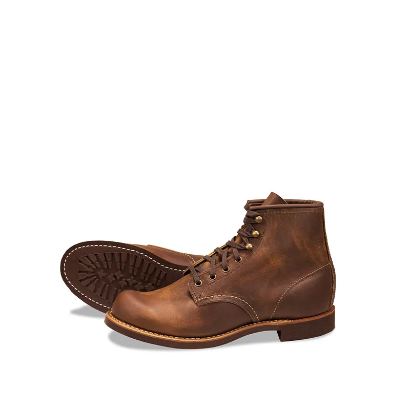 Men’s Leather Shoes for All Seasons, Bronze Mid-Top 