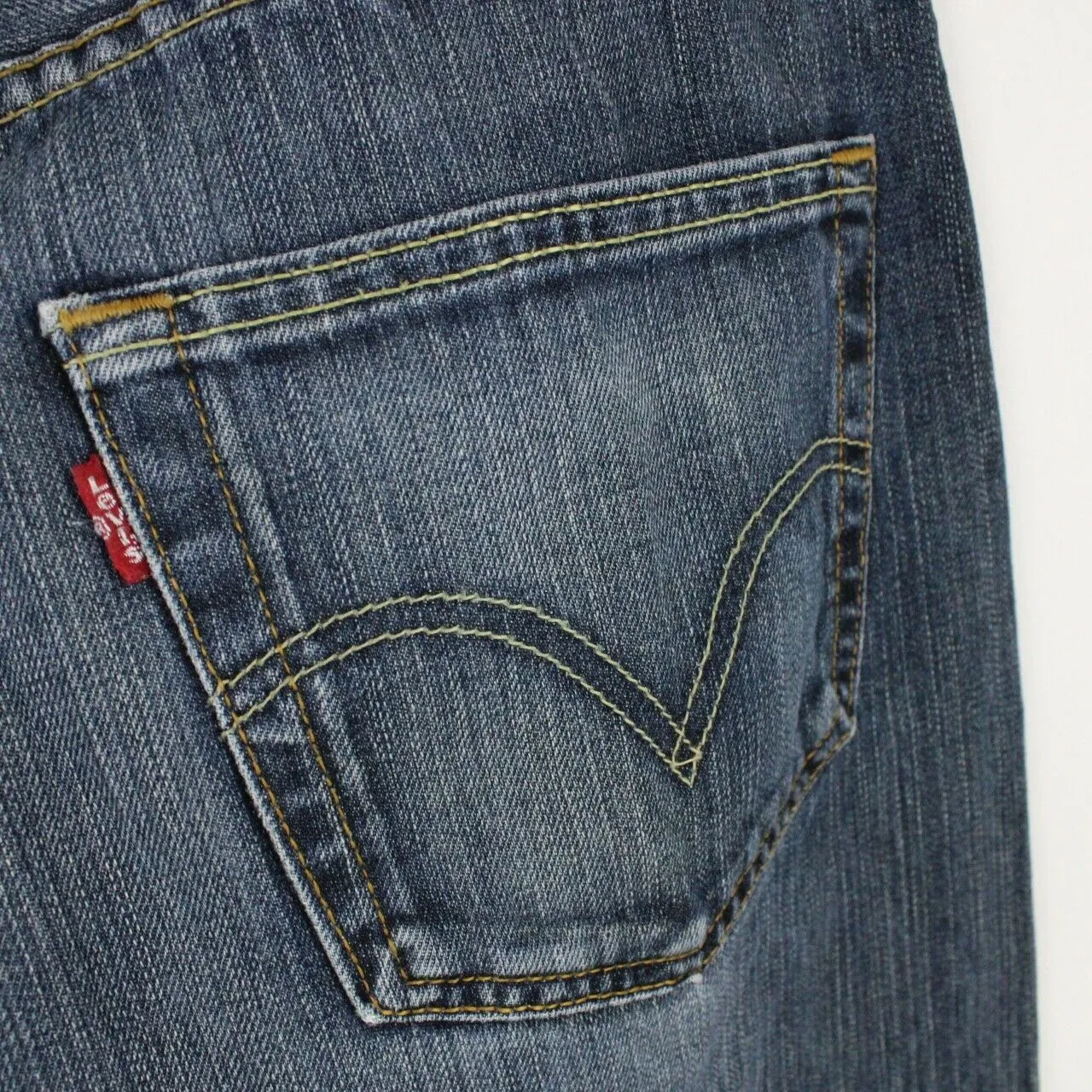 Mens LEVIS 501 Jeans Dark Blue | W33 L32