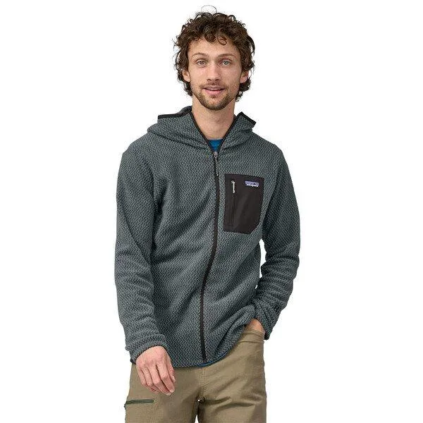 Men's Patagonia R1 Air Full Zip Hoody - Green | George Fisher UK