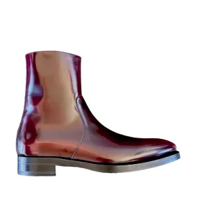 Mezlan Marques 20920 Men's Shoes Burgundy Polished Leather High-Top Boots (MZ3655)