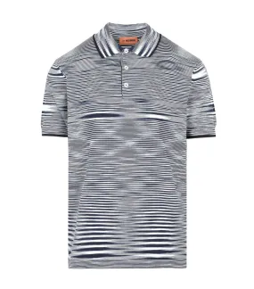 Missoni Striped Short-Sleeved Polo Shirt