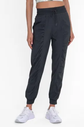 Mono B Ruched Front Active Joggers