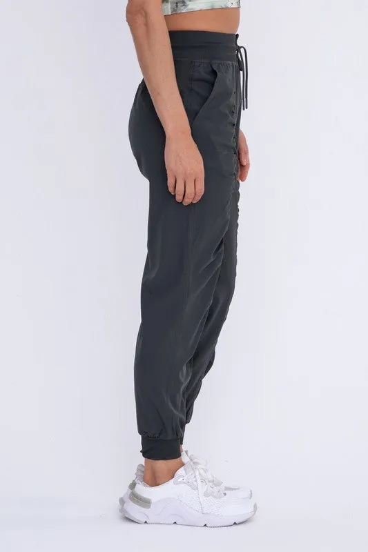 Mono B Ruched Front Active Joggers