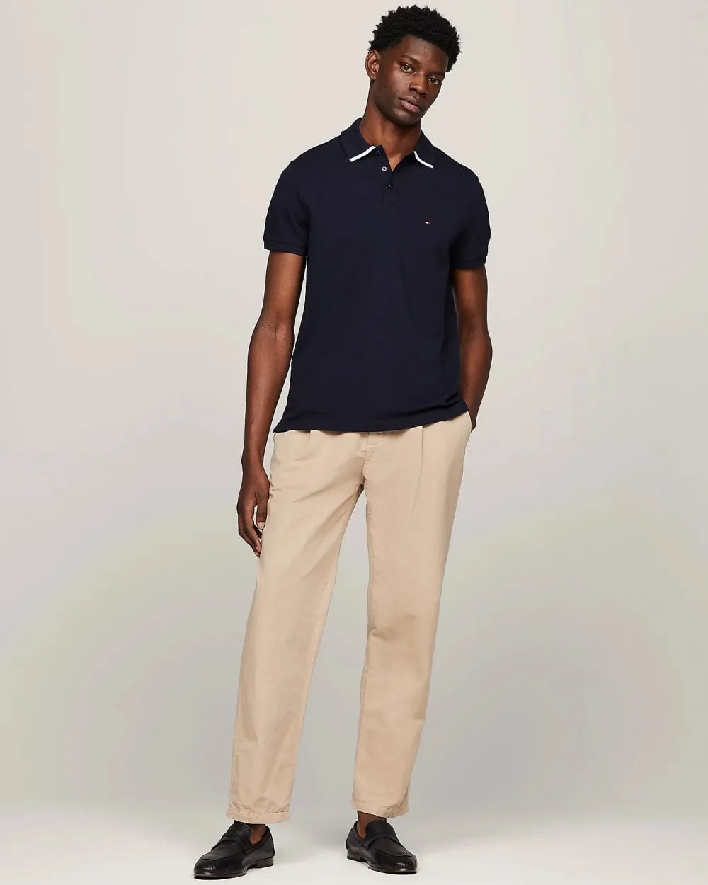 Monotype Undercollar Mens Polo