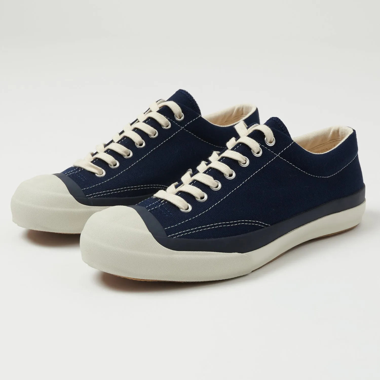 Moonstar Gym Court Canvas/Rubber Sneaker - Navy