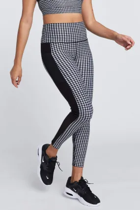 Nala Leggings Black And White Houndstooth