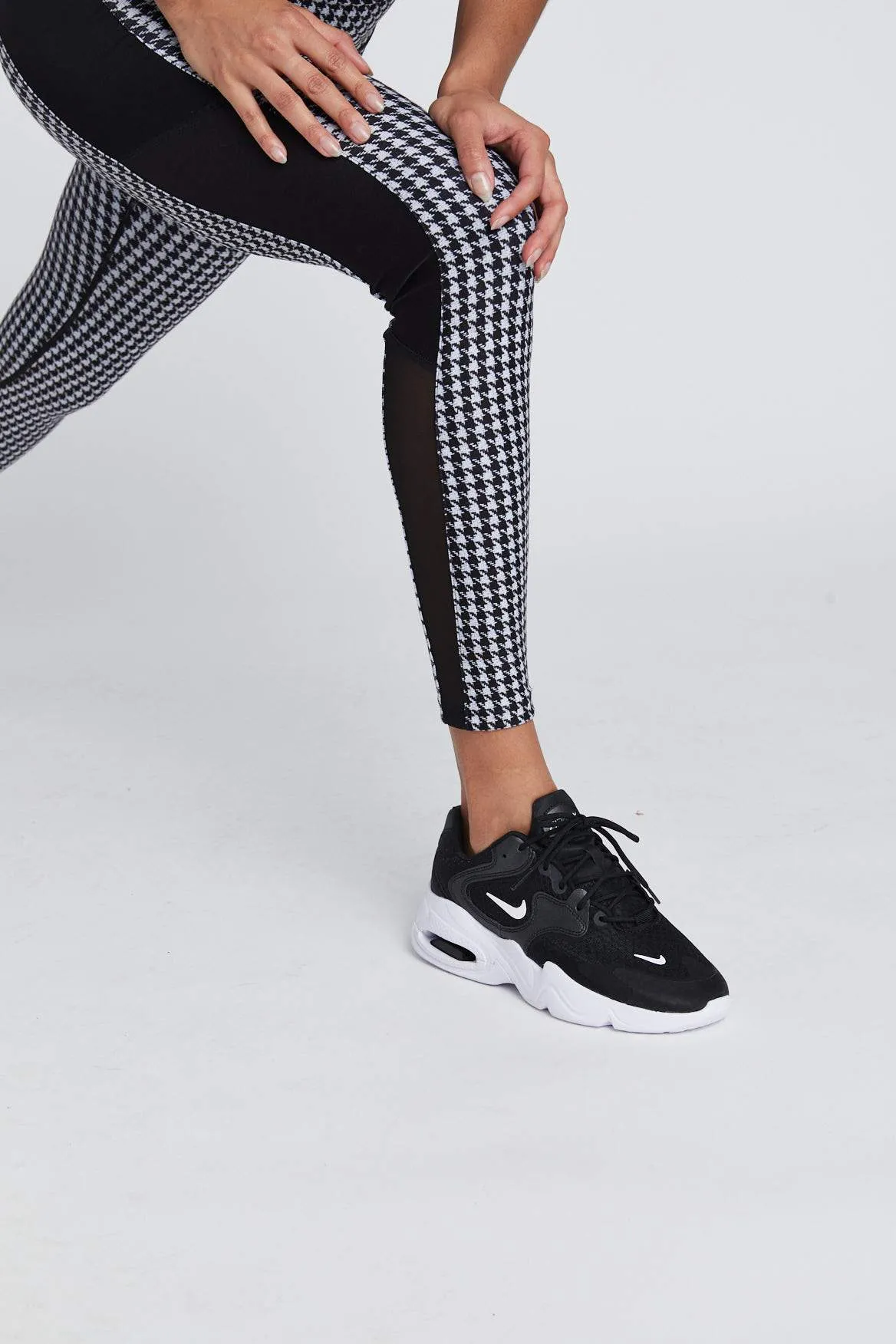 Nala Leggings Black And White Houndstooth