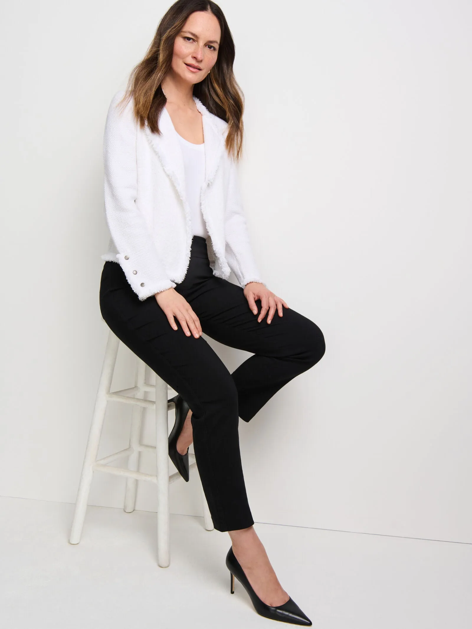 Nic + Zoe Wonderstretch Pocket Straight Pant